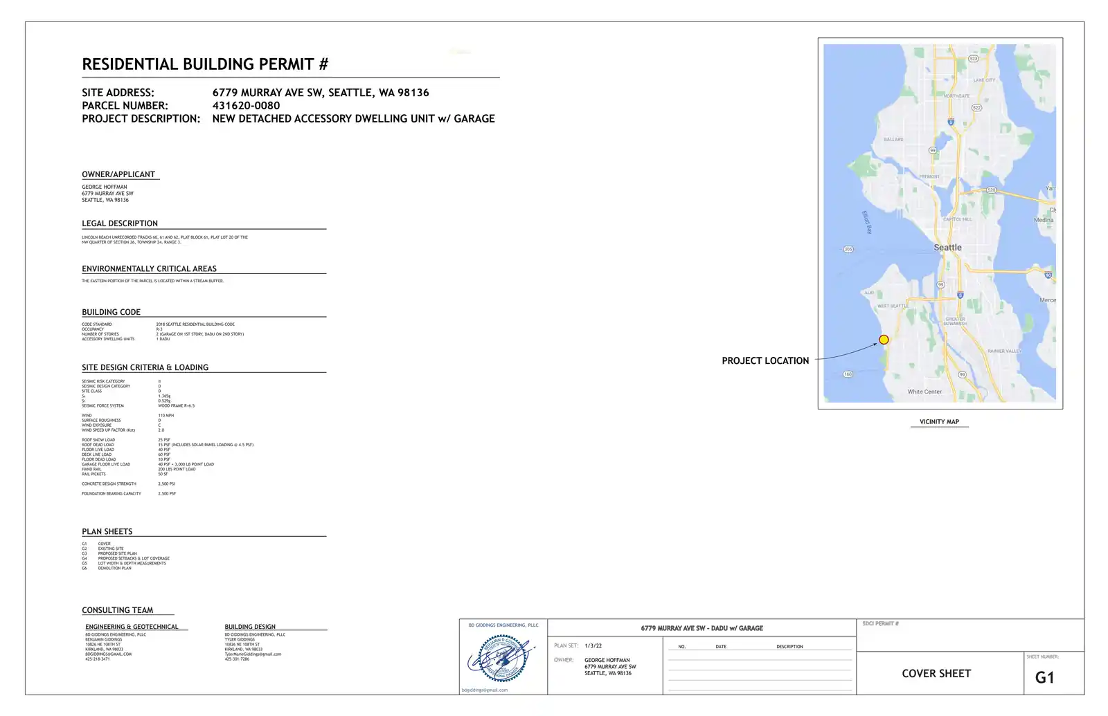 Site plan for 6779 Murray Ave SW