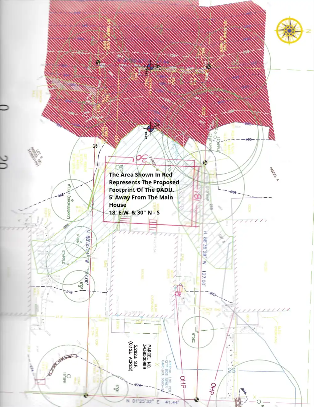 Site plan for 6029 18th Ave SW