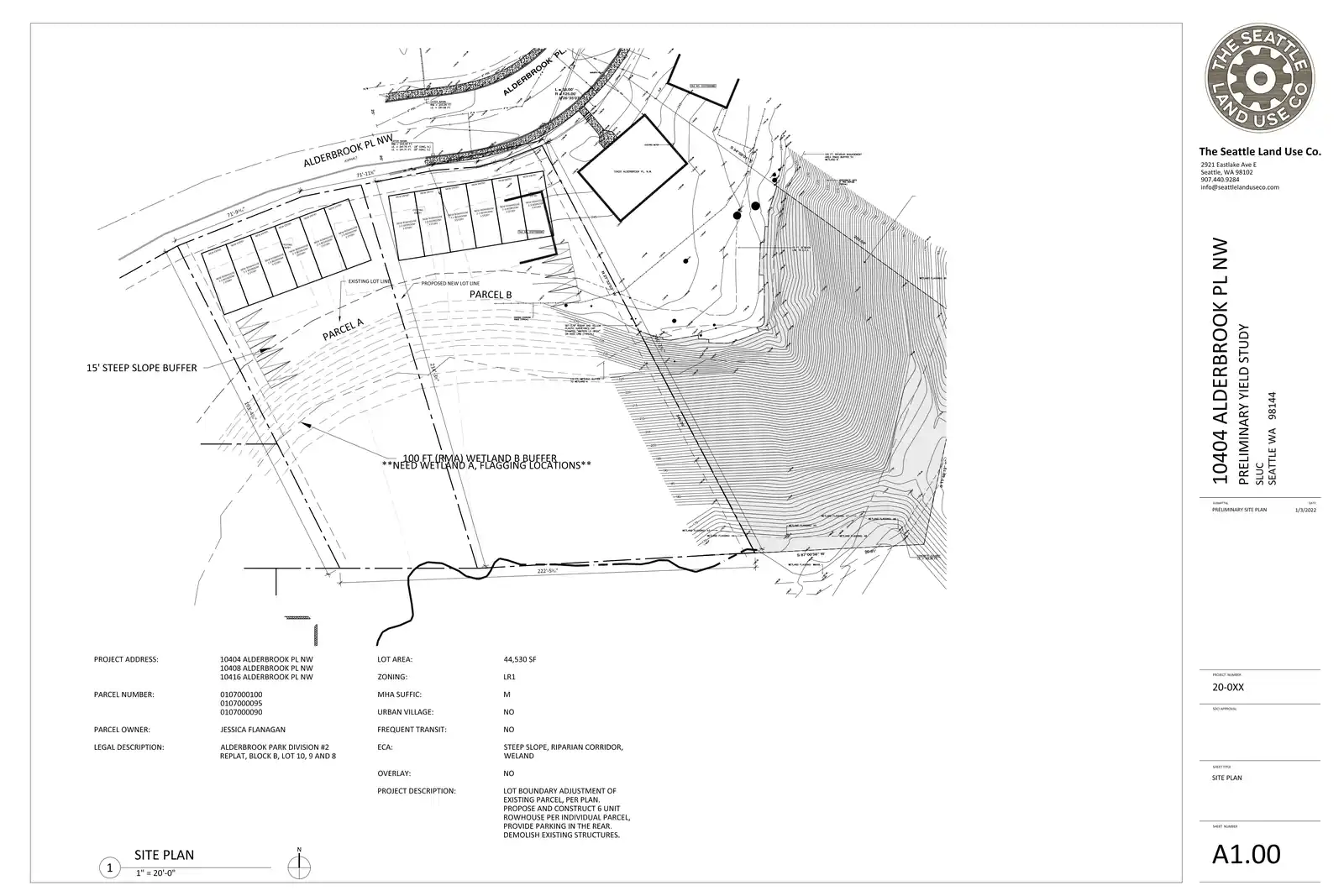 Site plan for 10404 Alderbrook Pl NW