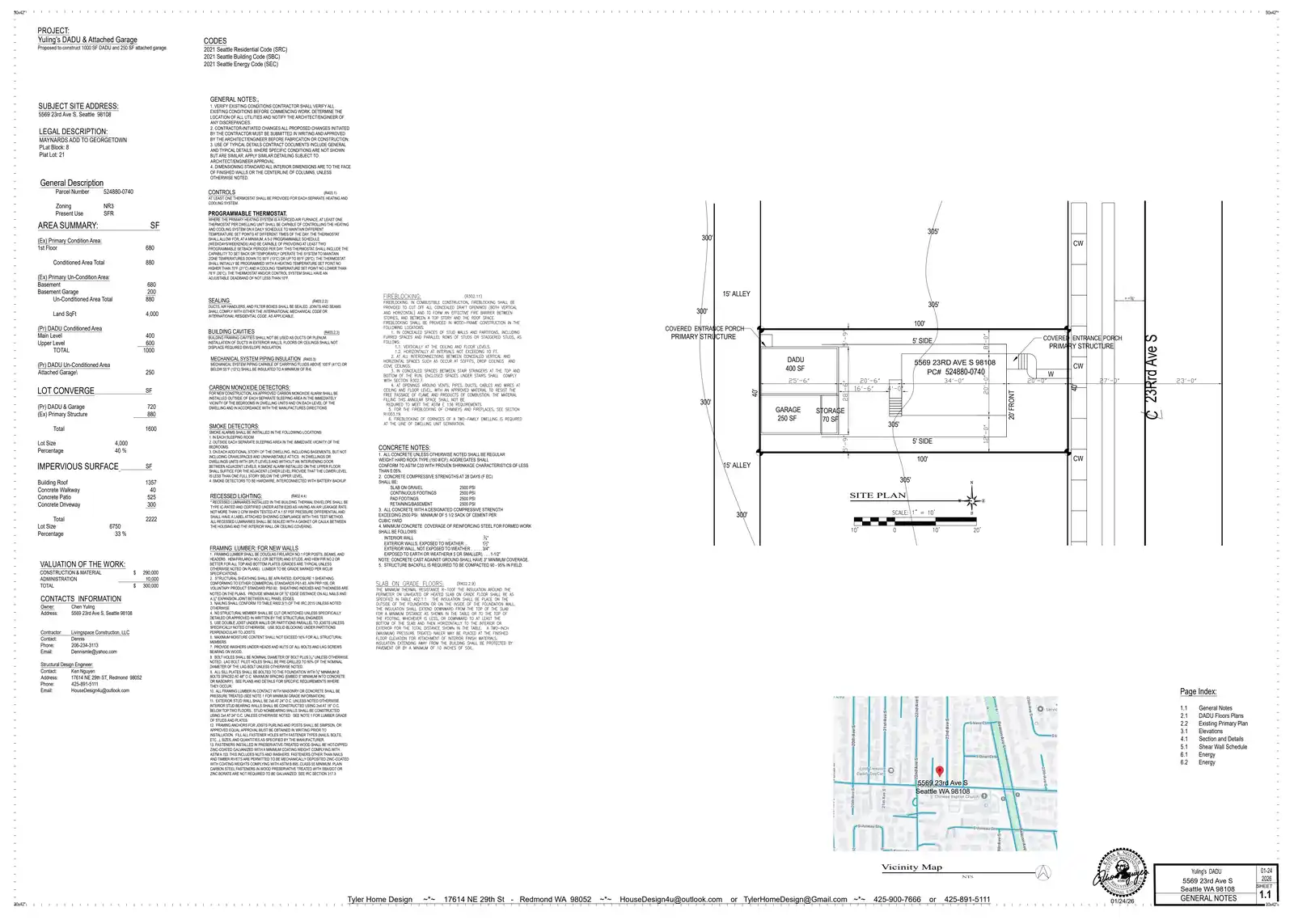 Site plan for 5569 23rd Ave S