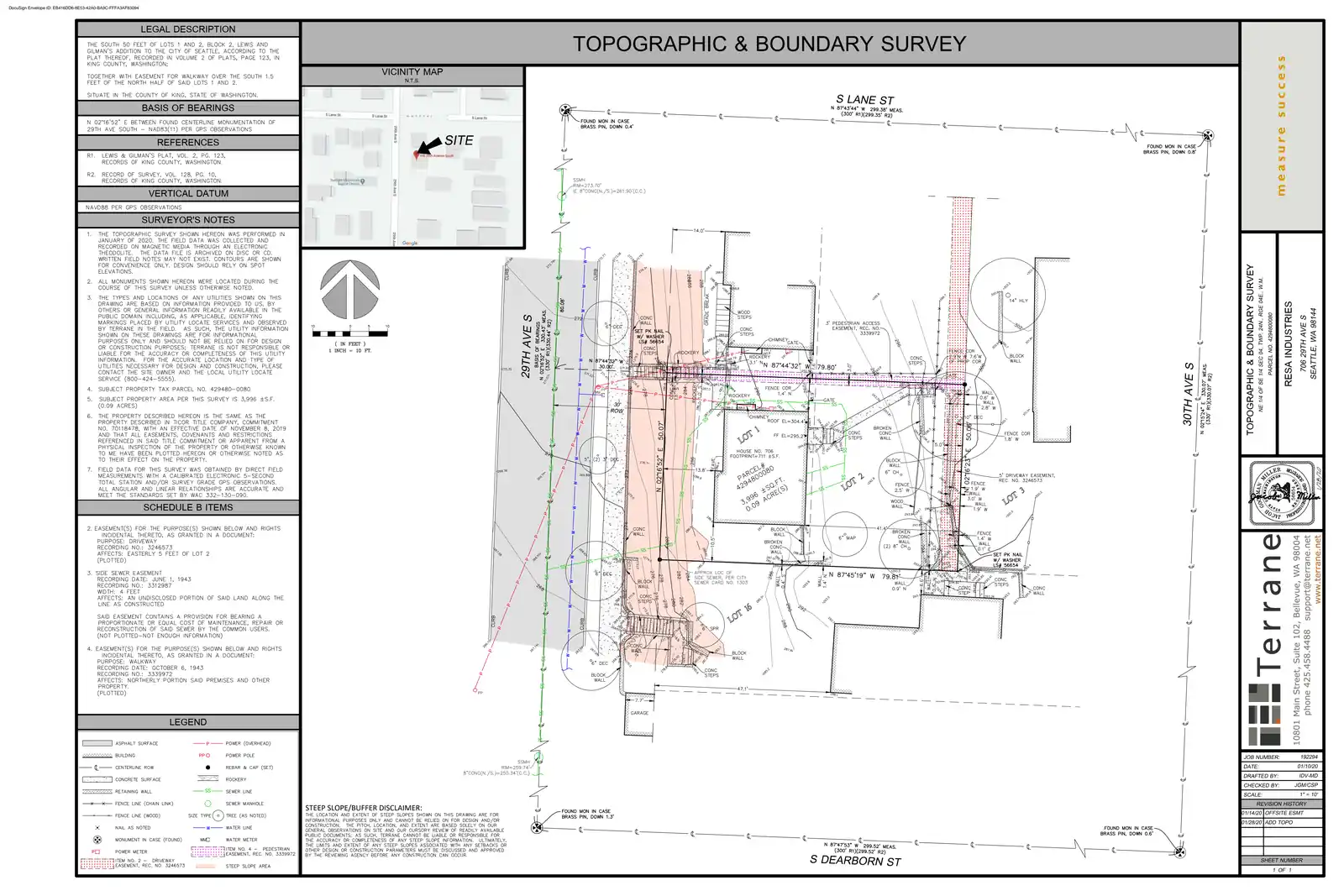 Site plan for 706 29th Ave S