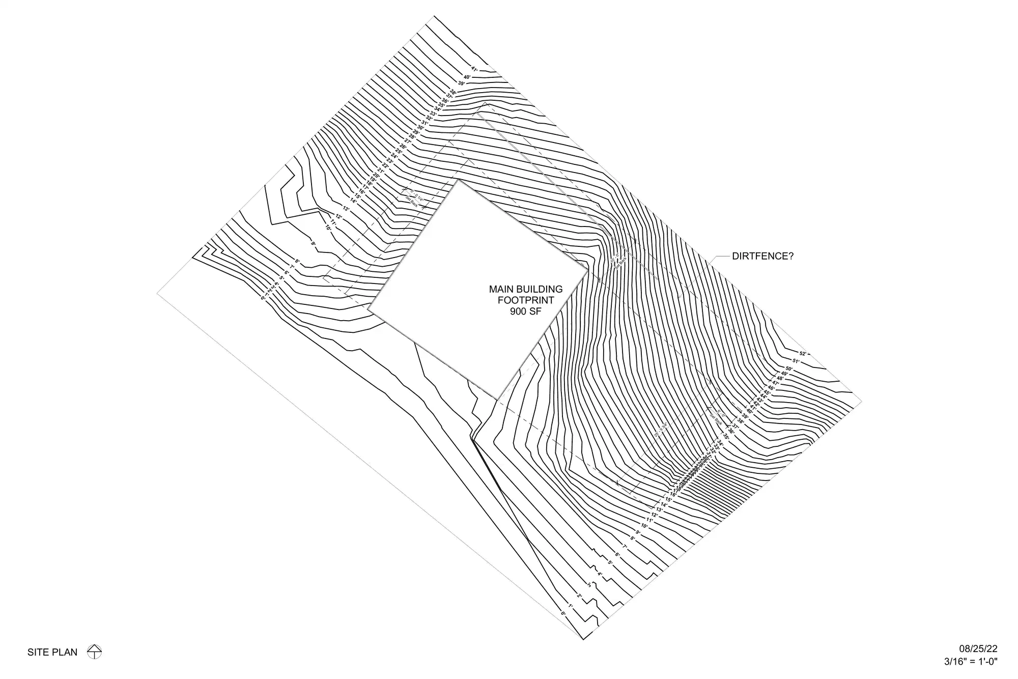 Site plan for 2318 Perkins Ln W