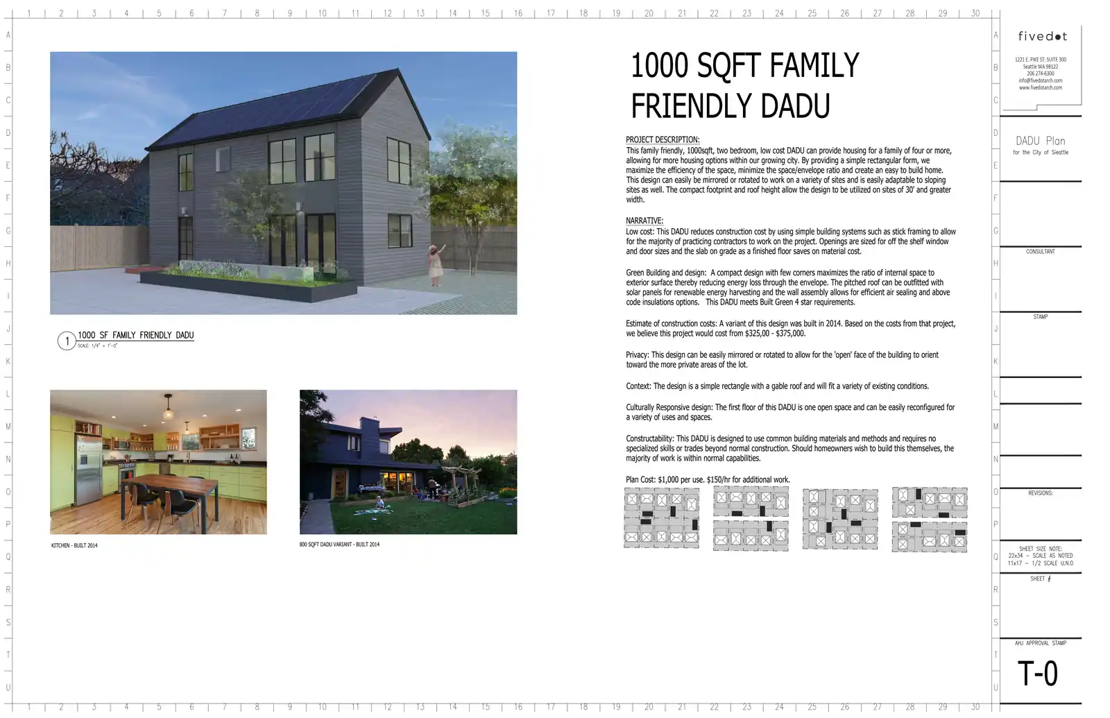 Site plan for 4913 S Pilgrim St