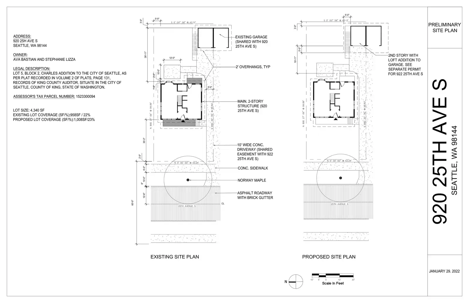 Site plan for 920 25th Ave S