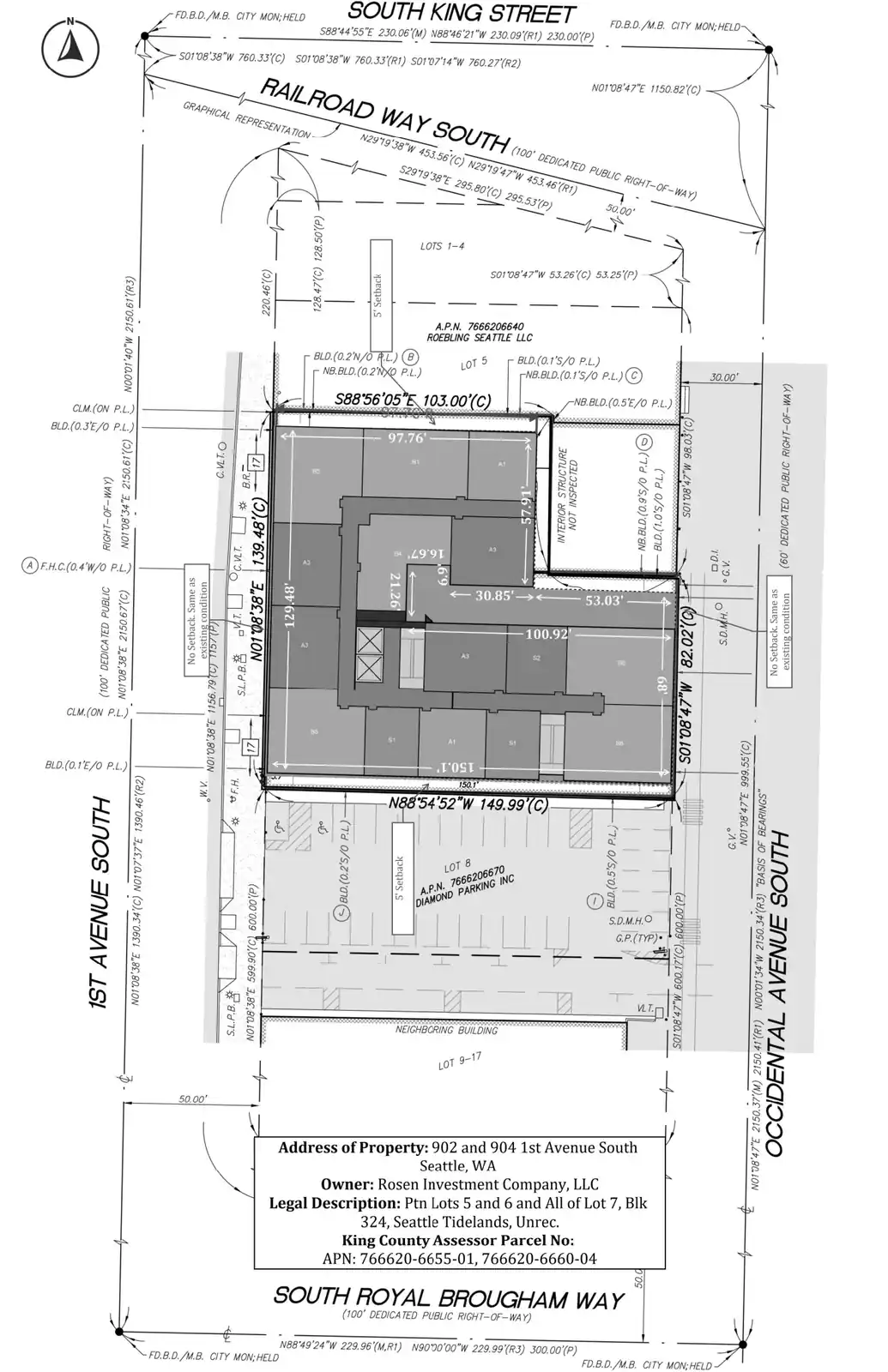 Site plan for 902 1st Ave S