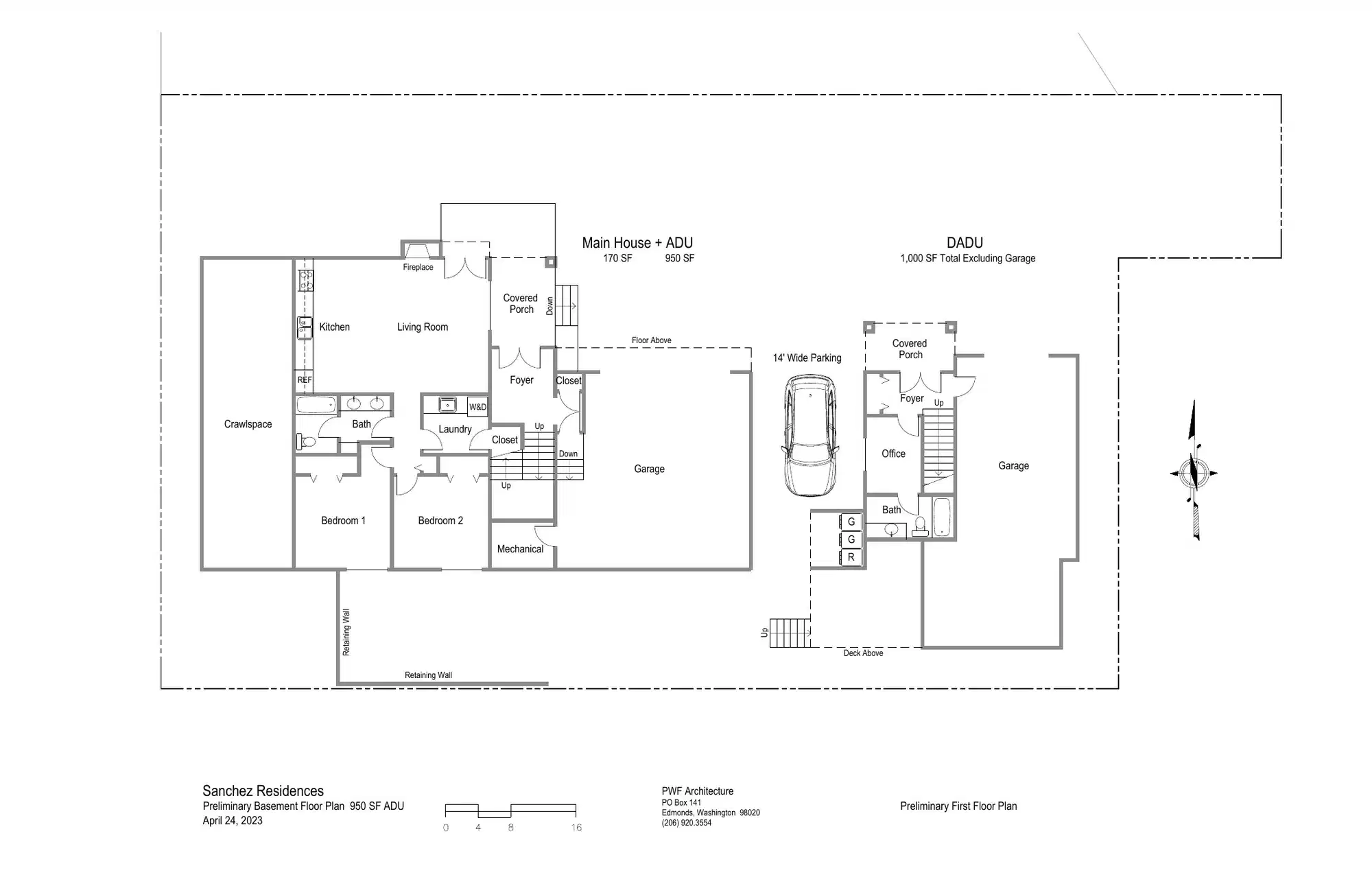 Site plan for 1907 SW Dawson St