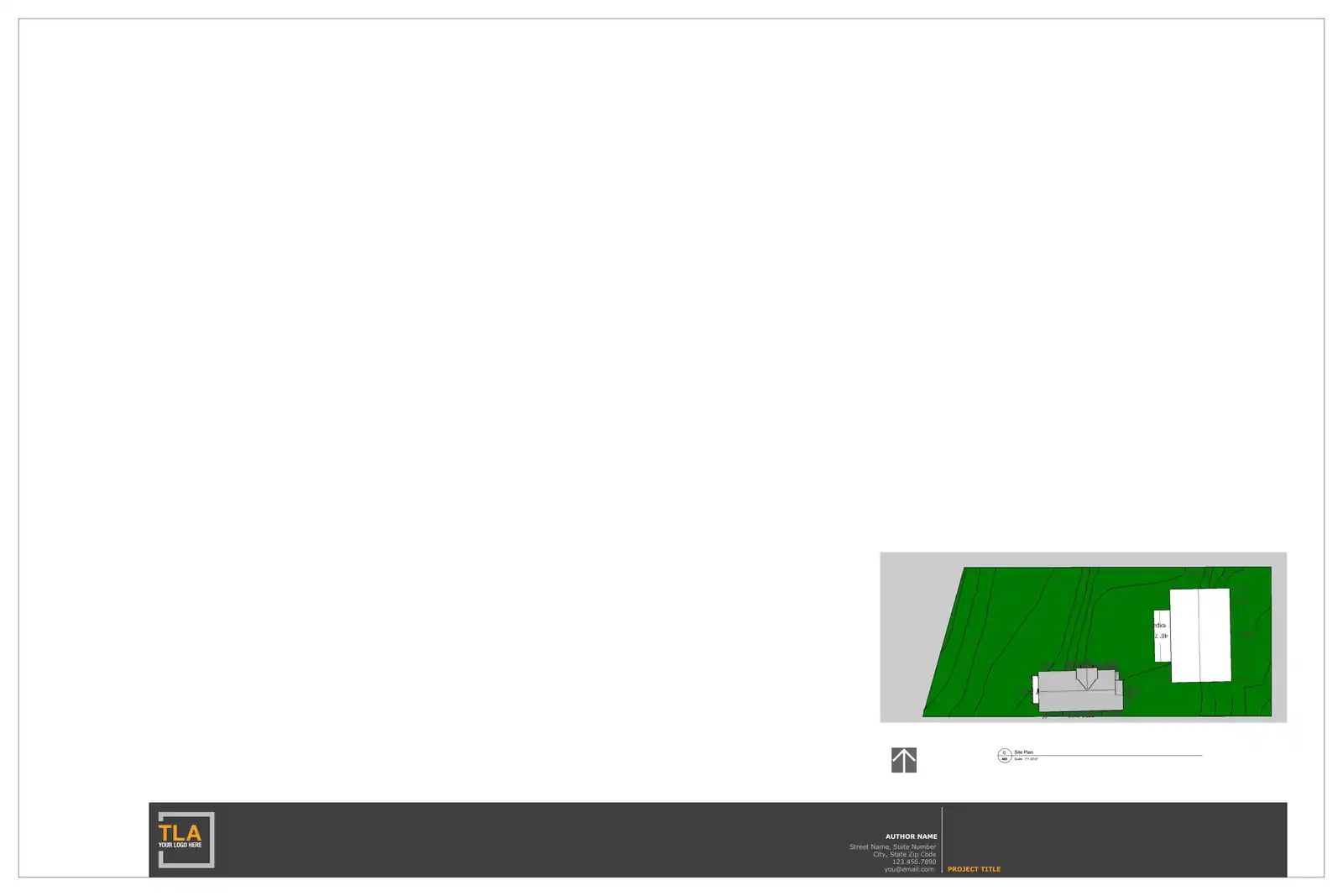 Site plan for 9361 Forest Ct SW