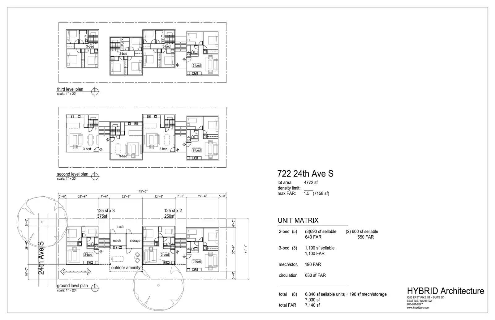 Site plan for 722 24th Ave S