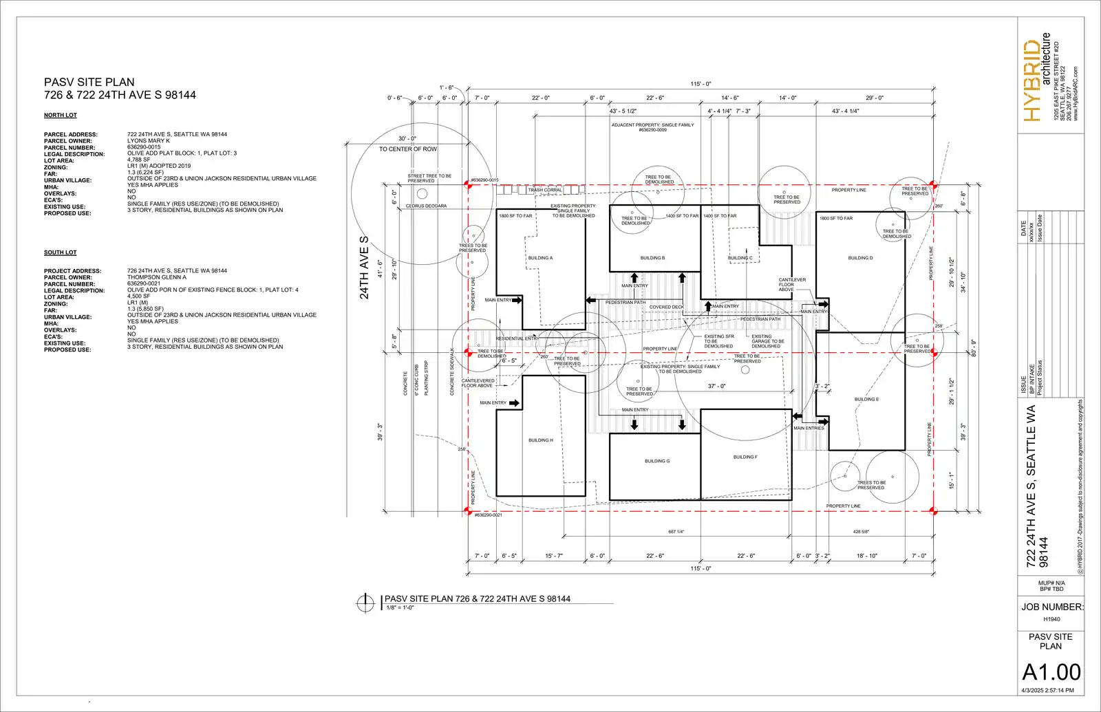Site plan for 726 24th Ave S
