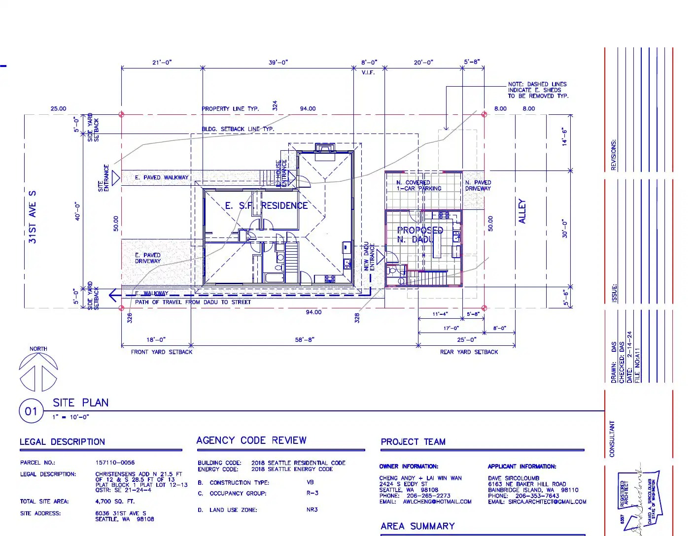 Site plan for 6038 31st Ave S