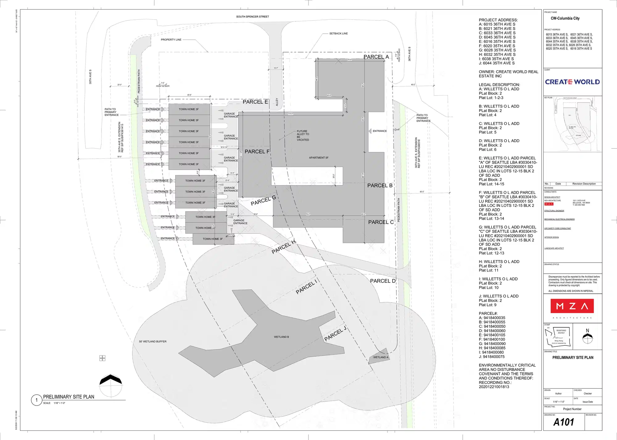 Site plan for 6015 36th Ave S