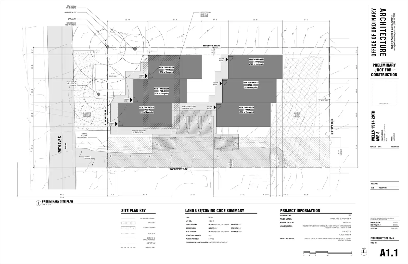 Site plan for 1514 29th Ave S