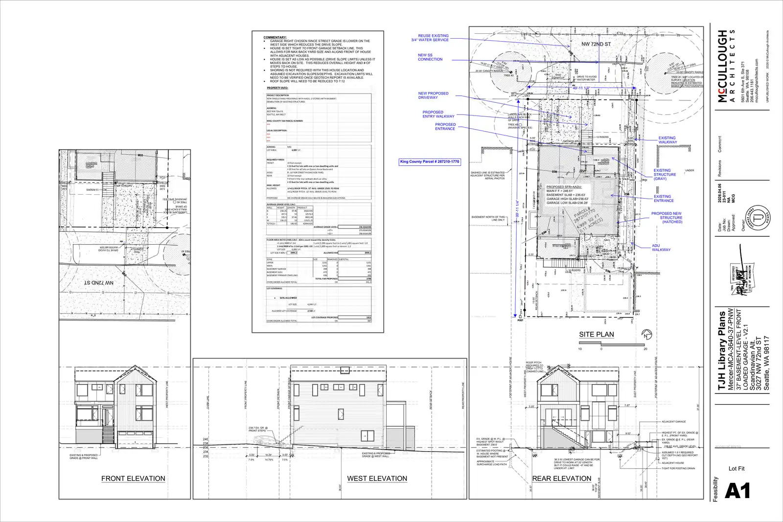 Site plan for 3027 NW 72nd St