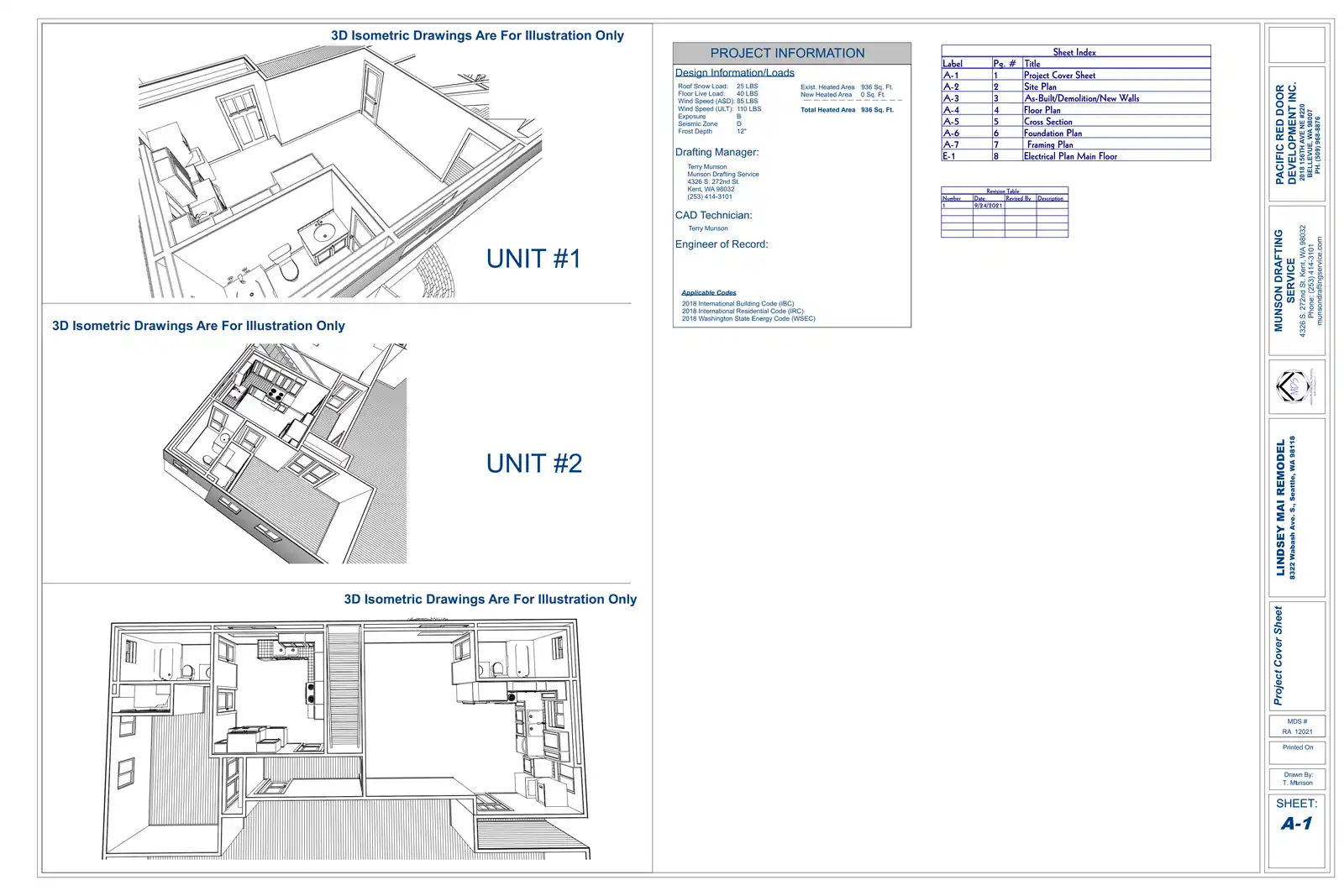 Site plan for 8322 Wabash Ave S
