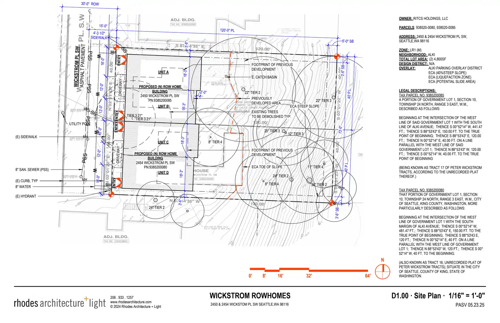 Site plan for 2450 Wickstrom Pl SW
