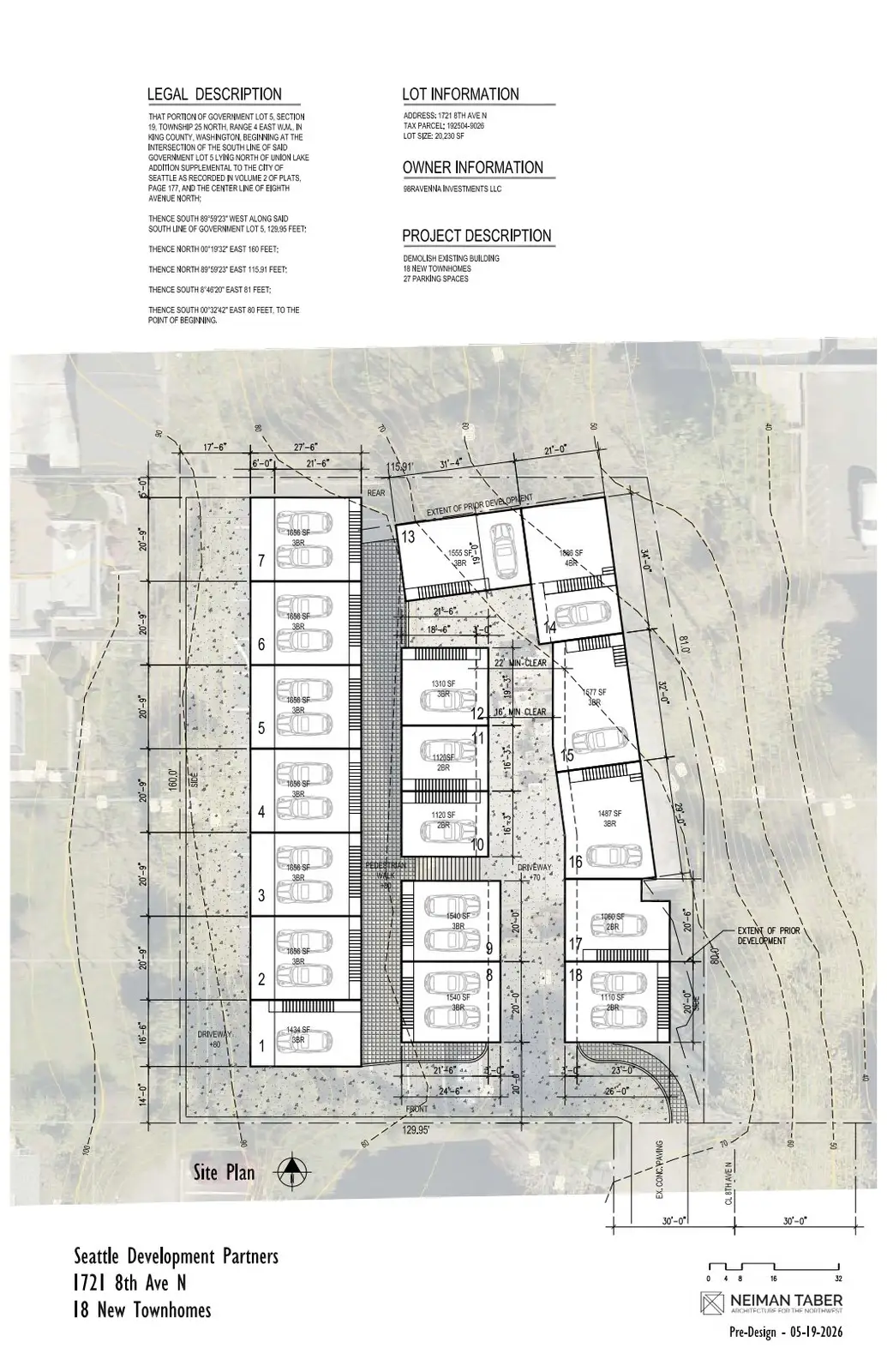 Site plan for 1721 8th Ave N