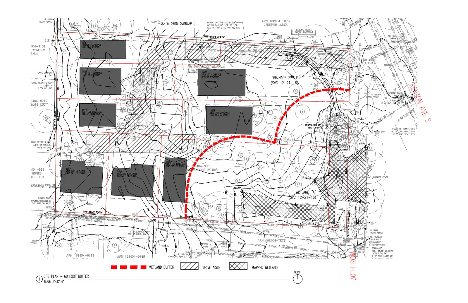 Site plan for 4011 30th Ave S