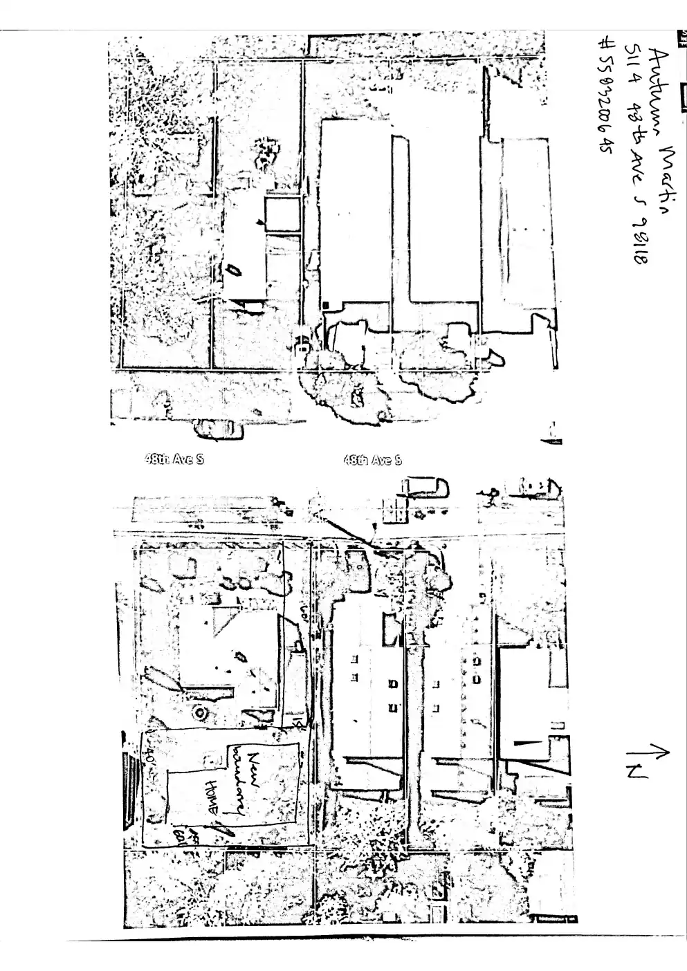 Site plan for 5114 48th Ave S