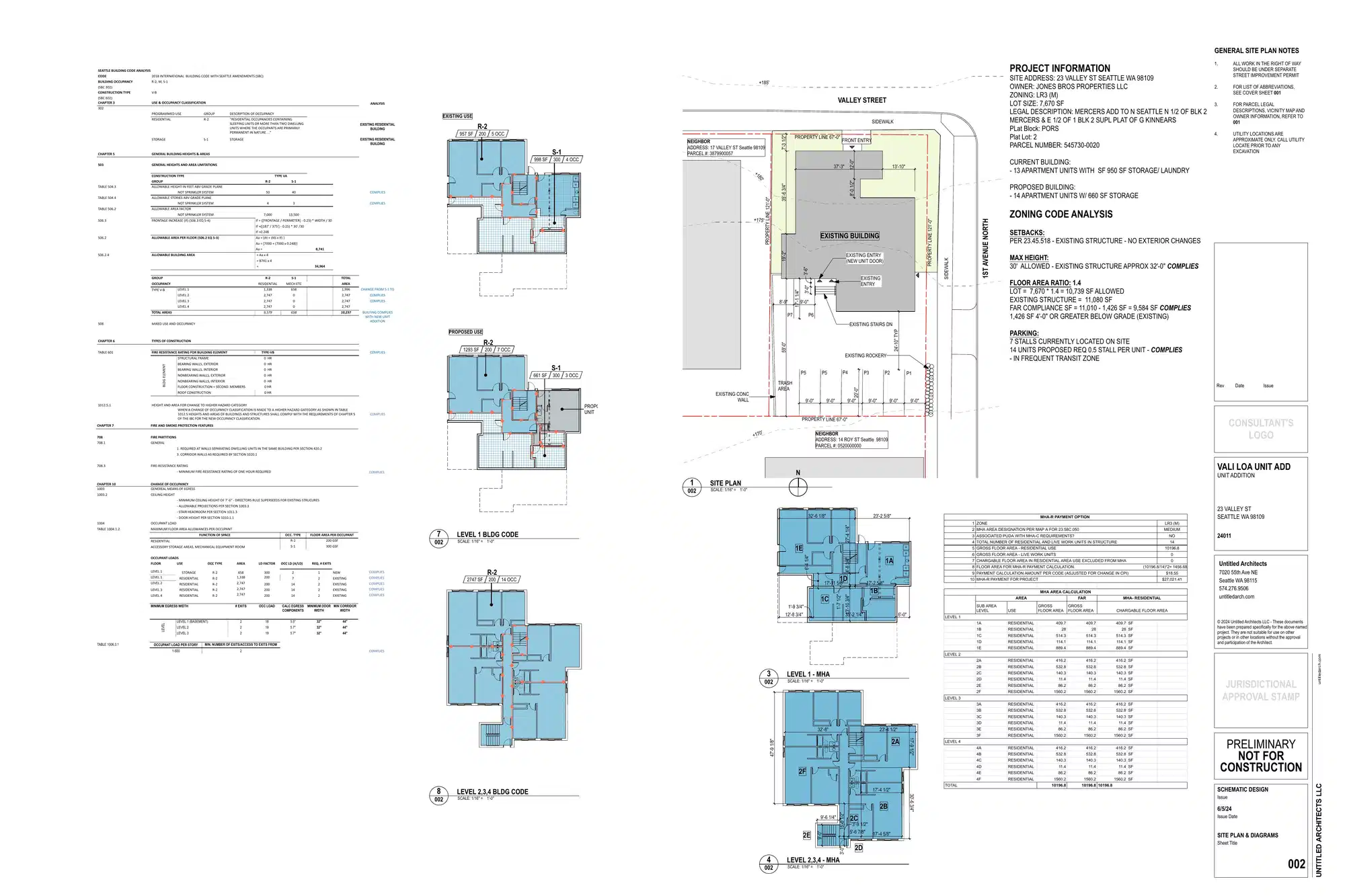 Site plan for 23 Valley St