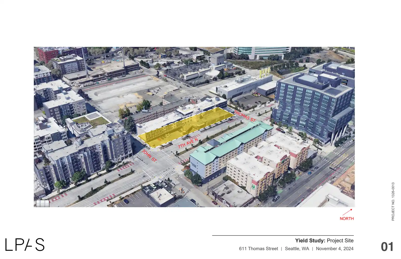 Site plan for 618 John St