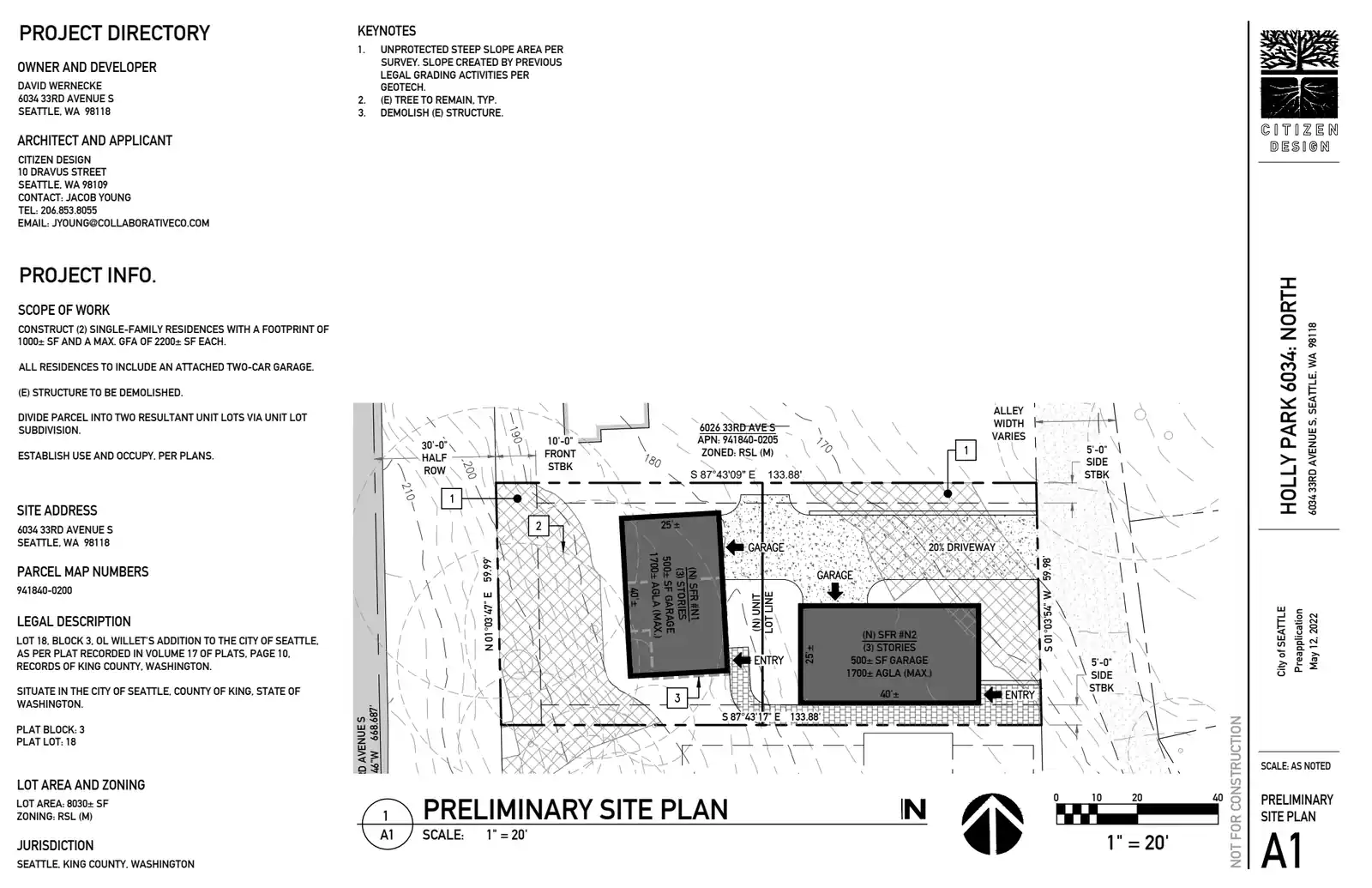 Site plan for 6034 33rd Ave S