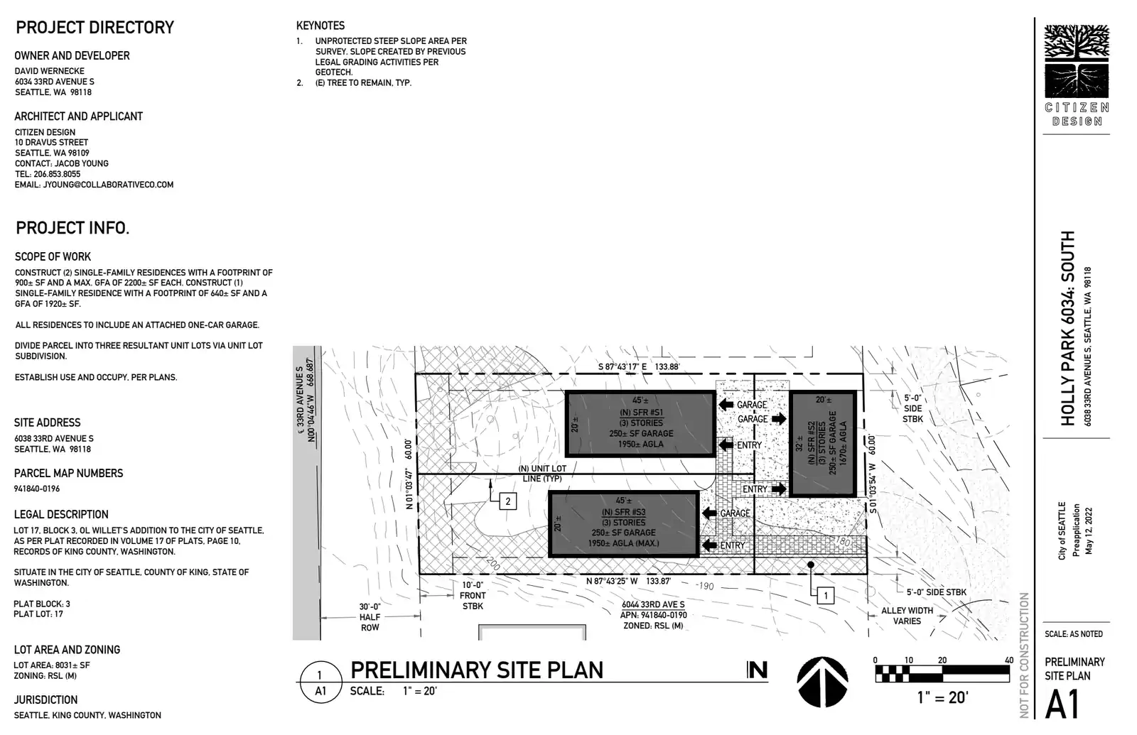 Site plan for 6038 33rd Ave S