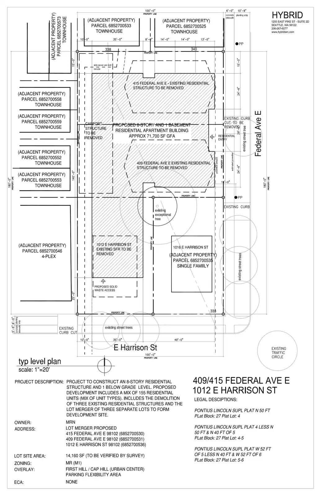 Site plan for 415 Federal Ave E