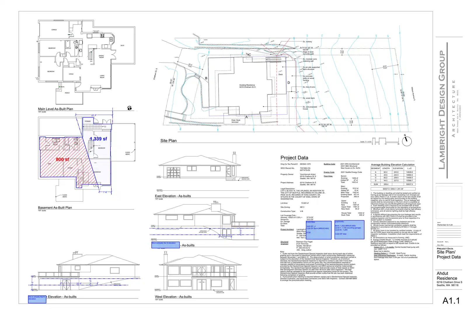 Site plan for 6216 Chatham Dr S