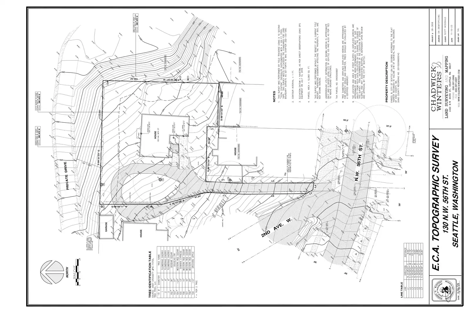 Site plan for 130 NW 56th St