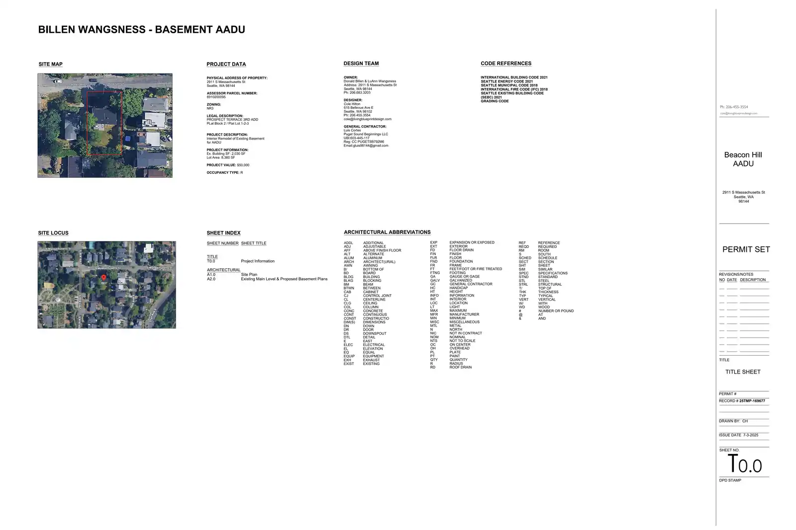 Site plan for 2911 S Massachusetts St