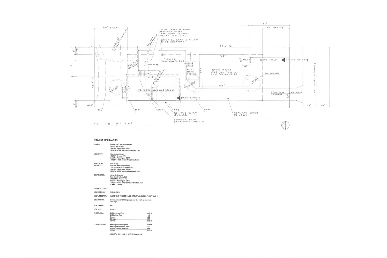Site plan for 840 NE 96th St