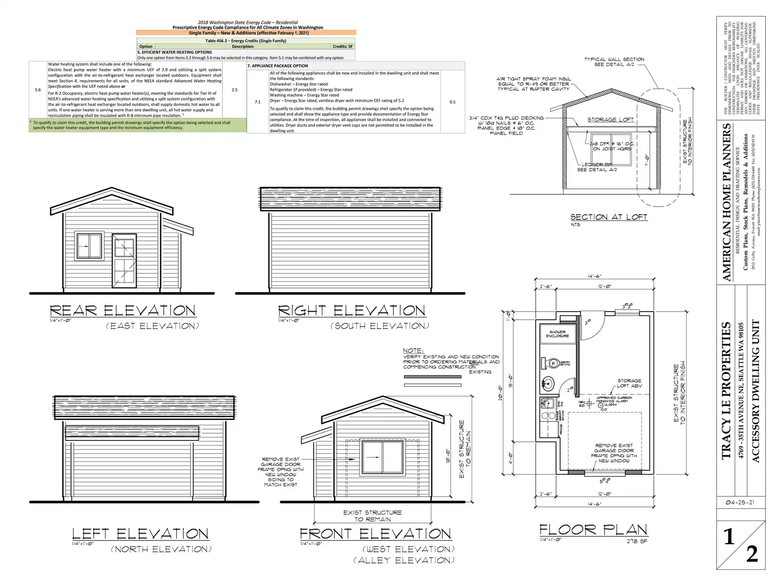 Site plan for 4769 35th Ave NE