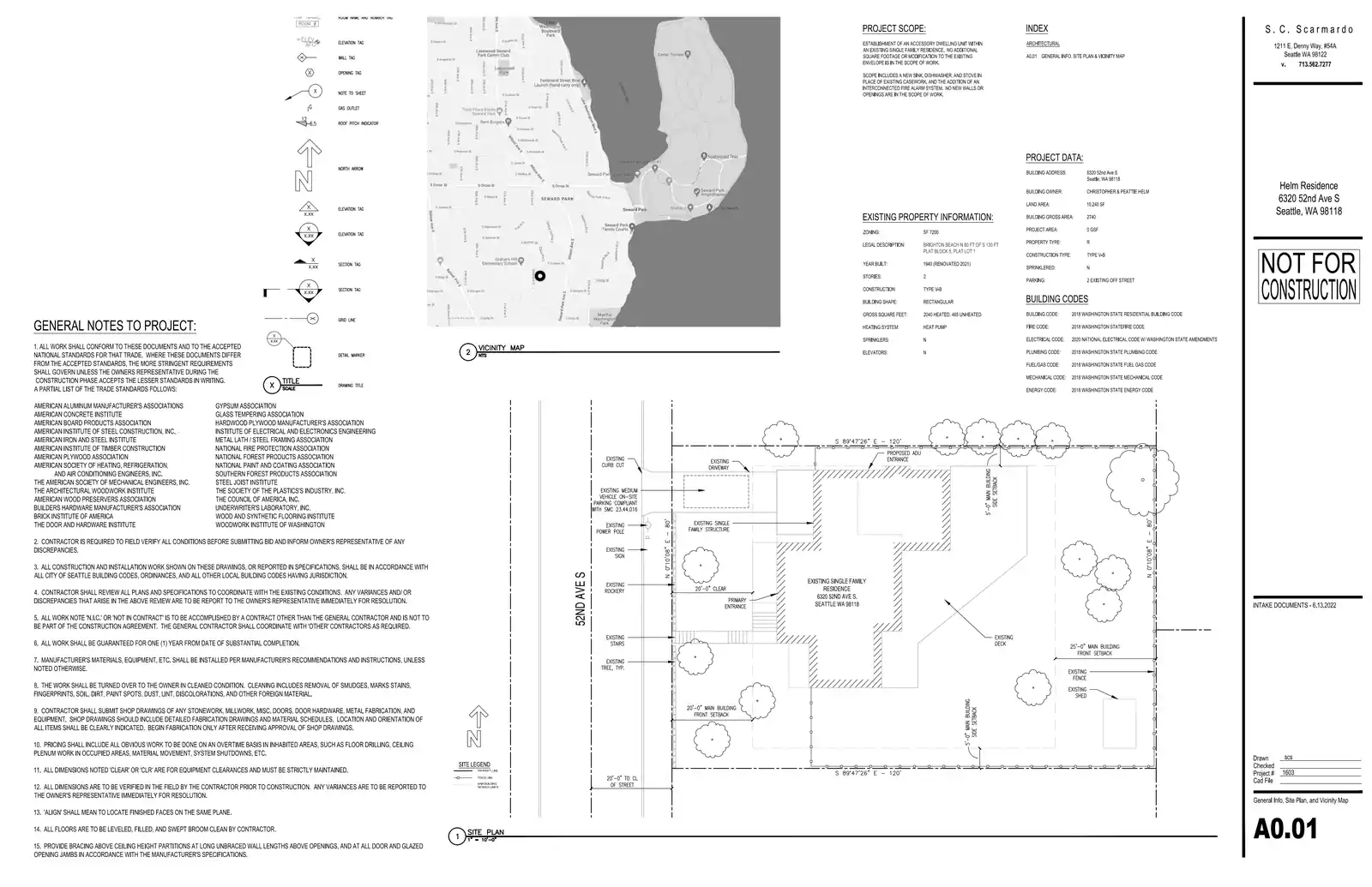 Site plan for 6320 52nd Ave S