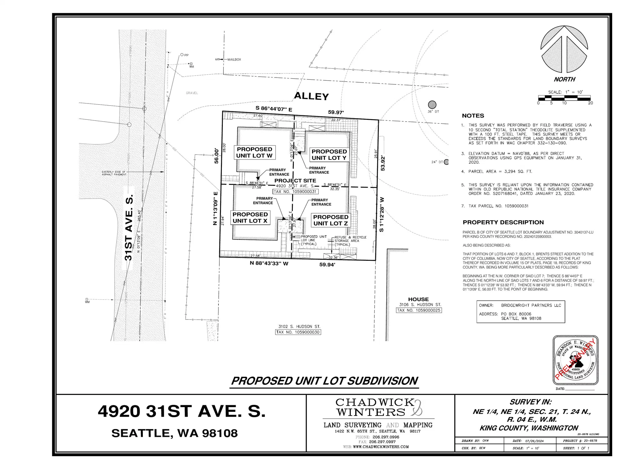 Site plan for 4920 31st Ave S