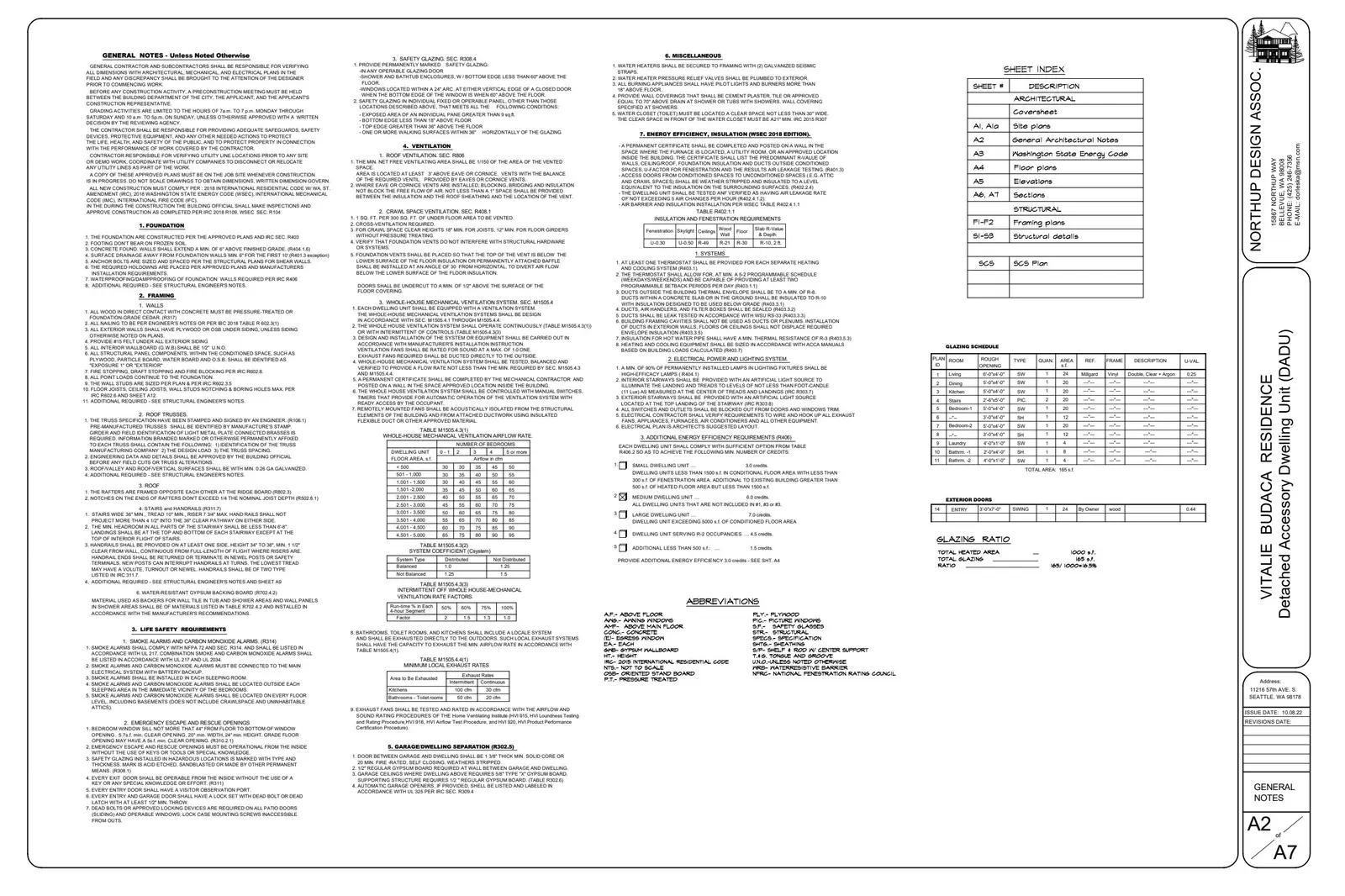 Site plan for 13718 20th Ave NE