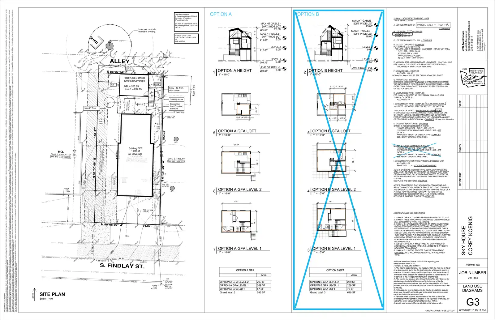 Site plan for 3946 S Findlay St
