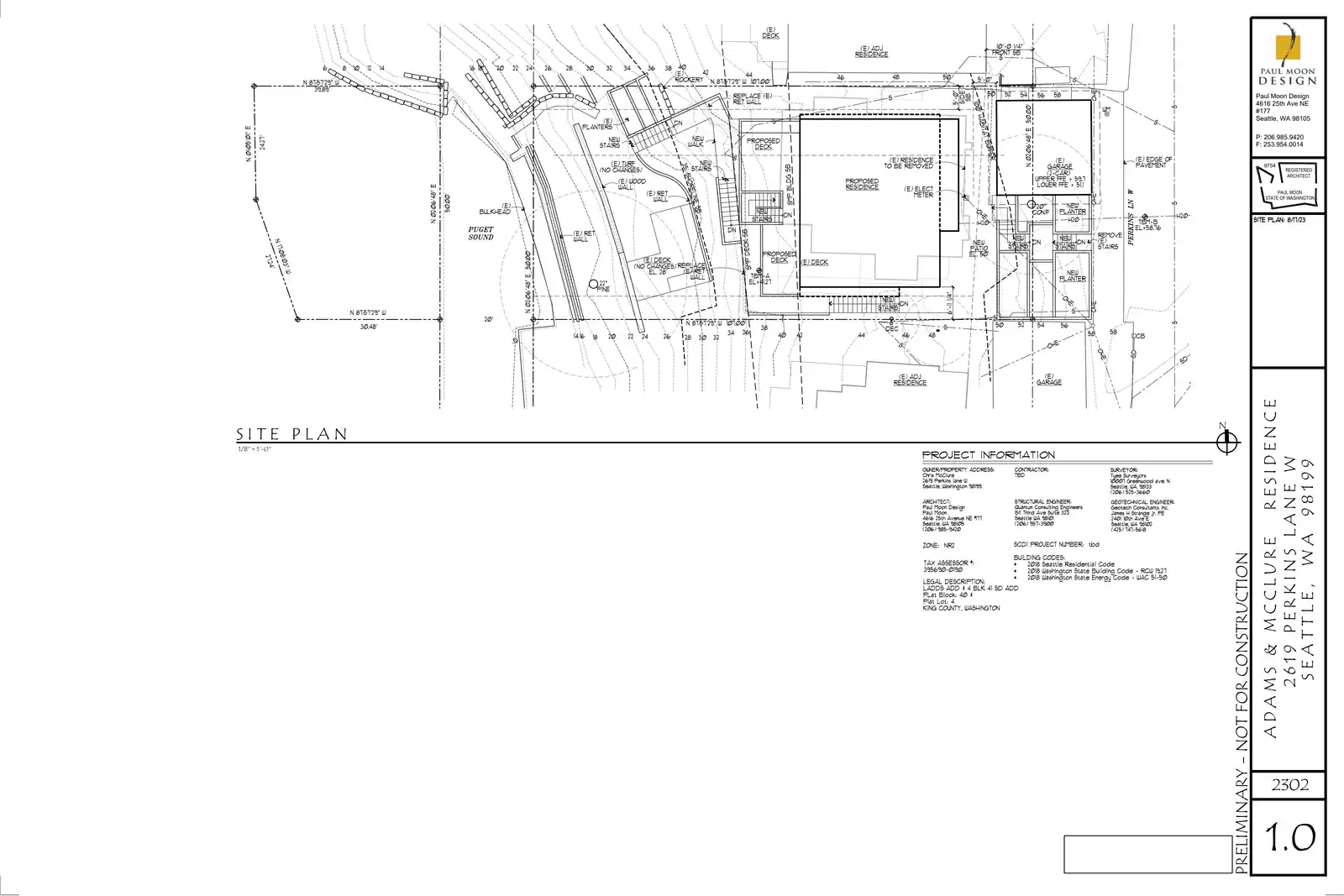 Site plan for 2619 Perkins Ln W