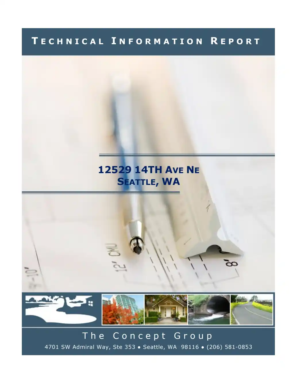 Site plan for 12529 14th Ave NE