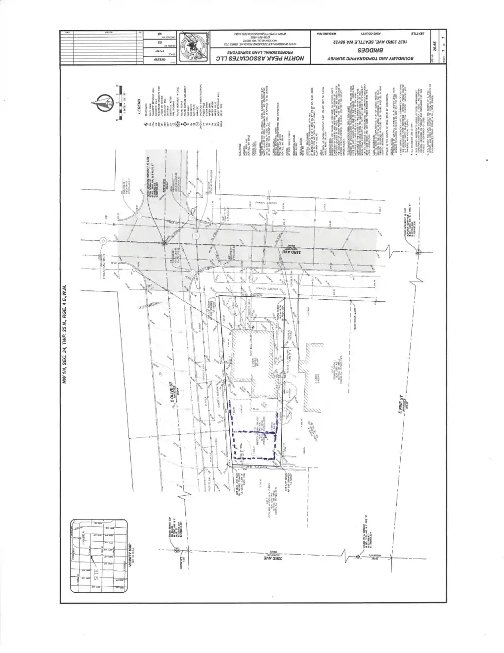 Site plan for 1637 33rd Ave