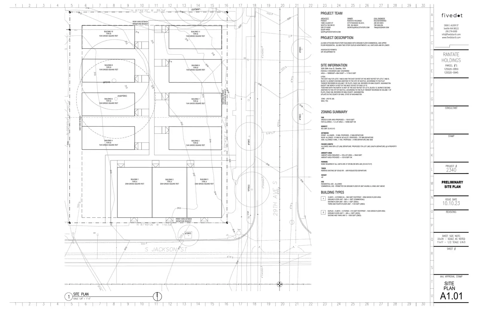 Site plan for 329 29th Ave S