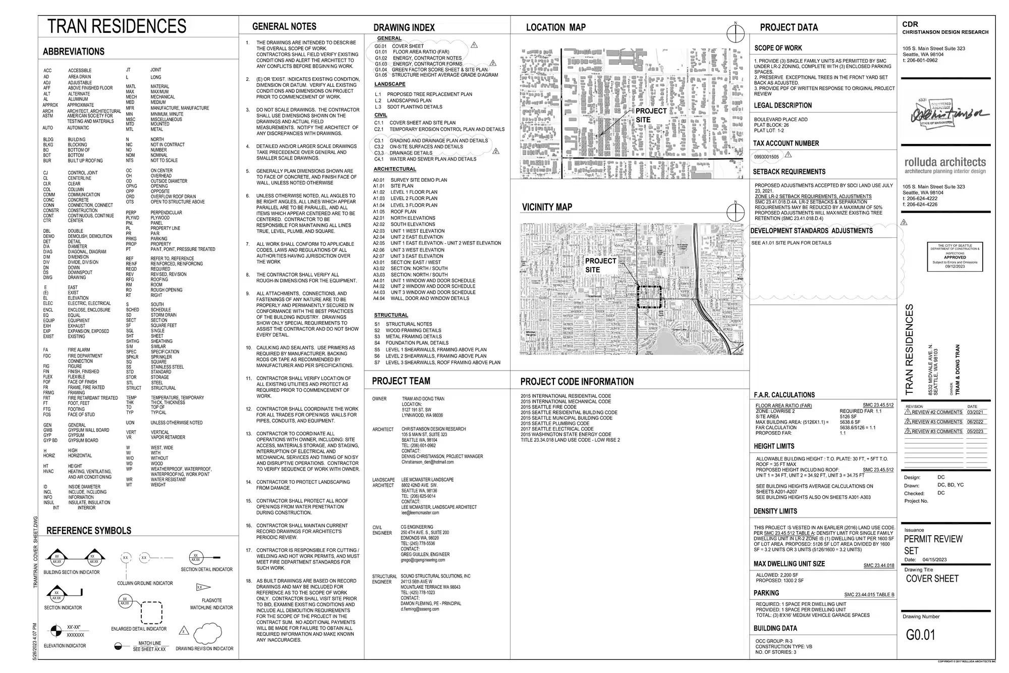Site plan for 8532 Midvale Ave N