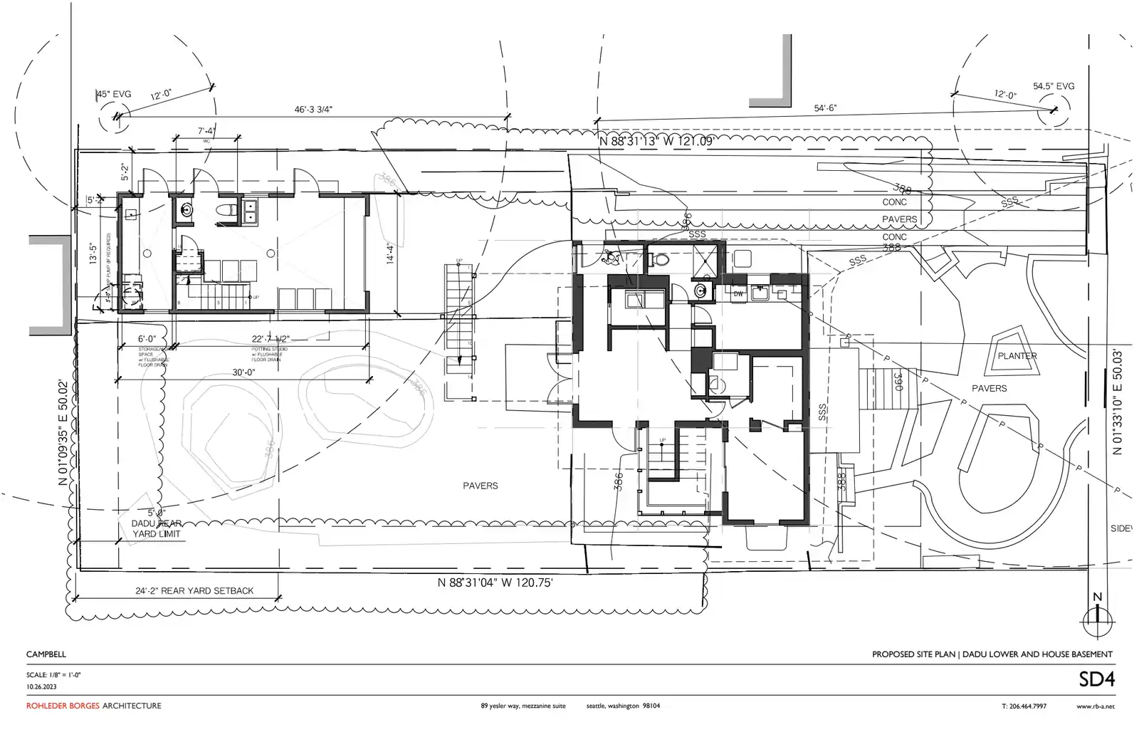 Site plan for 3267 39th Ave SW