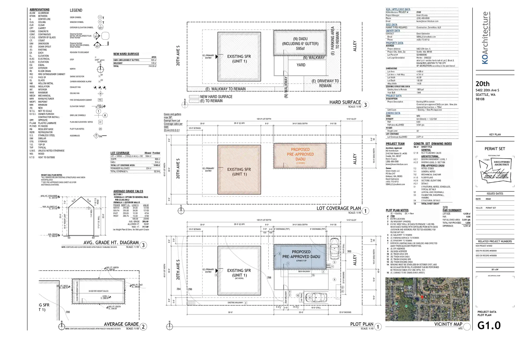Site plan for 5404 20th Ave S