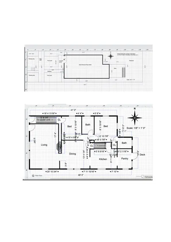Site plan for 5432 Kirkwood Pl N