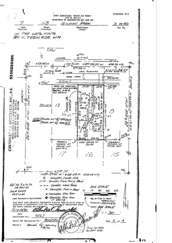 Site plan for 2423 NW 64th St
