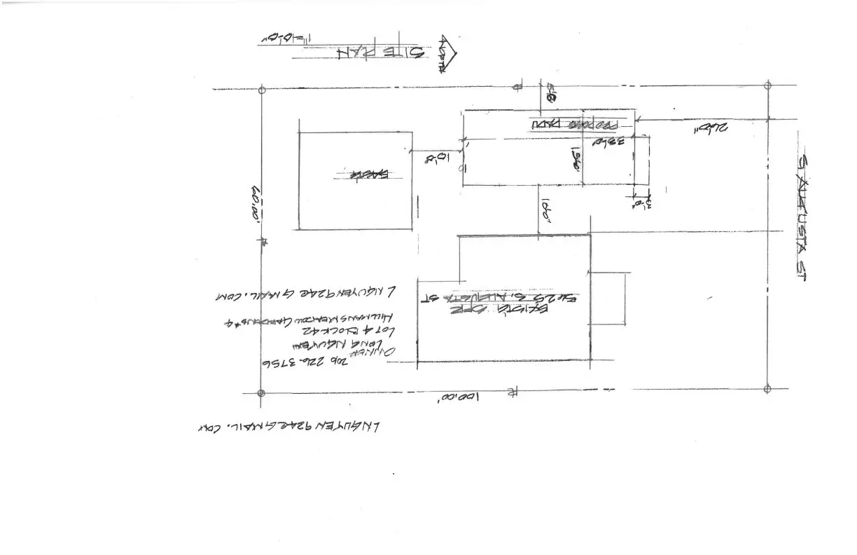 Site plan for 5623 S Augusta St
