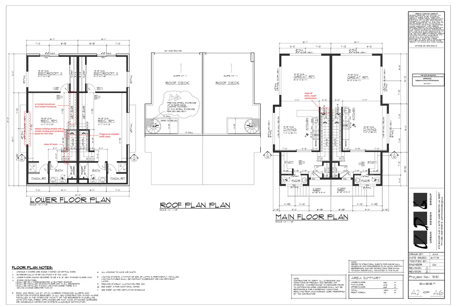 Site plan for 2212 E Spruce St