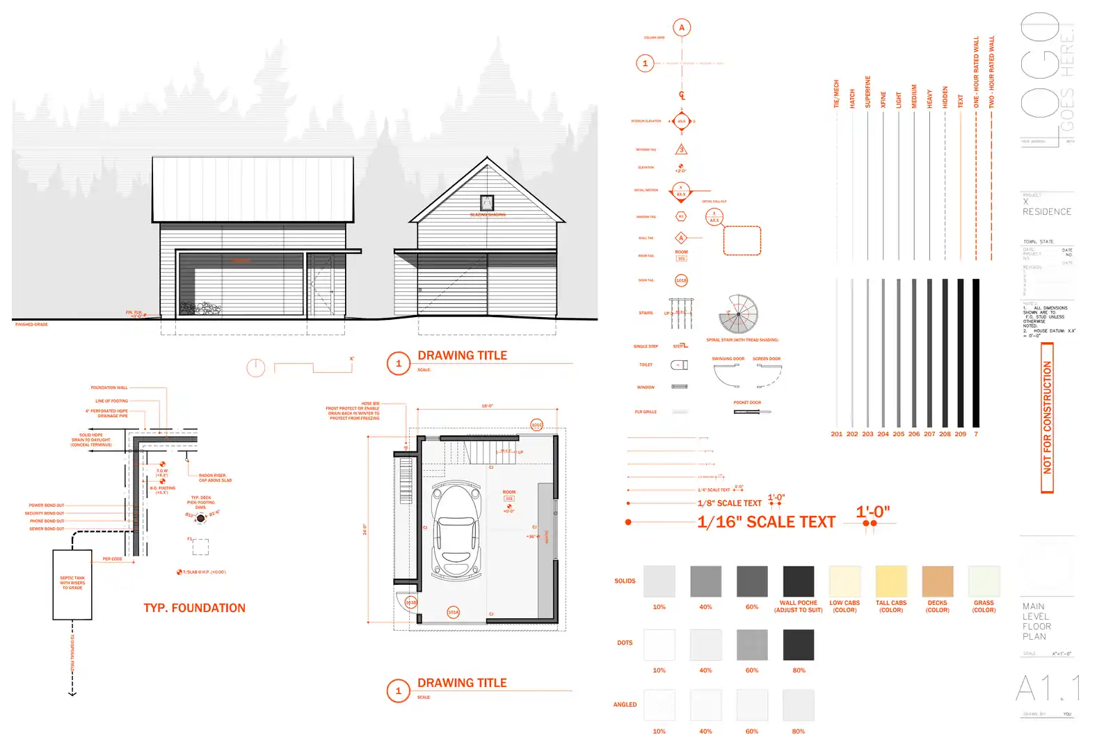 Site plan for 5003 12th Ave S