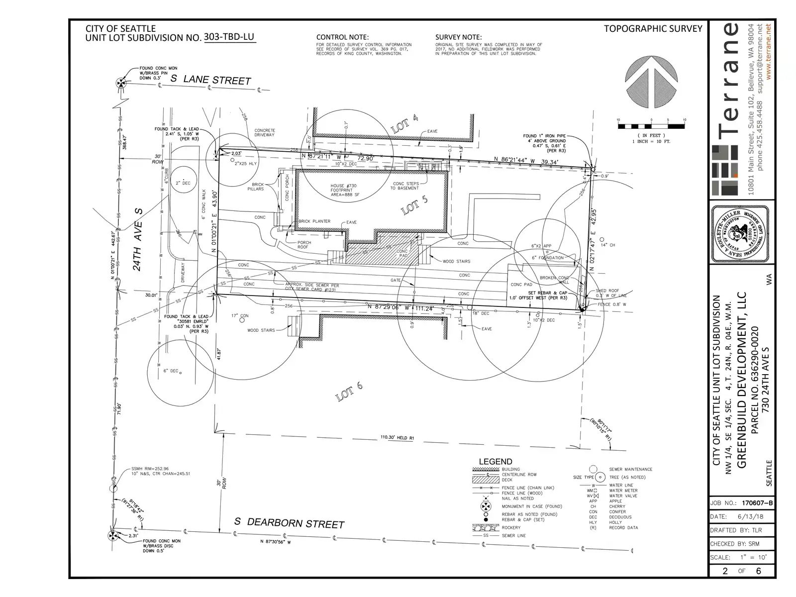 Site plan for 730 24th Ave S