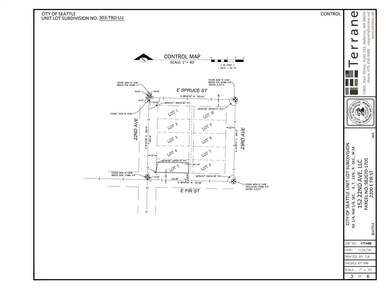 Site plan for 2200 E Fir St